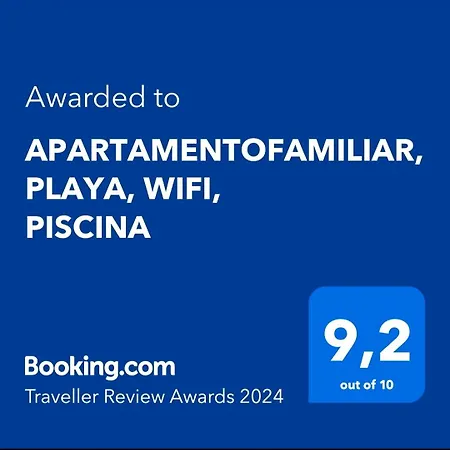 Lägenhet Apartamentofamiliar, Playa, Wifi, Piscina